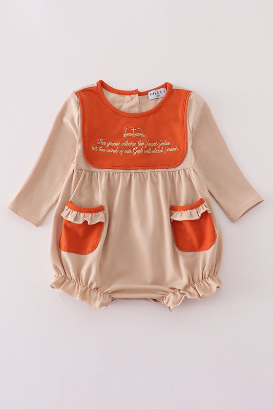 Rust isaiah embroidery bubble