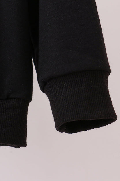 Black nutcracker embroidery mom &me top